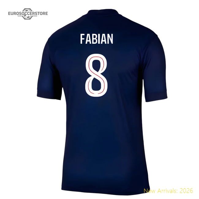 Best-Selling 2025-2026 Psg Paris Saint Germain Home Shirt (Fabian 8)