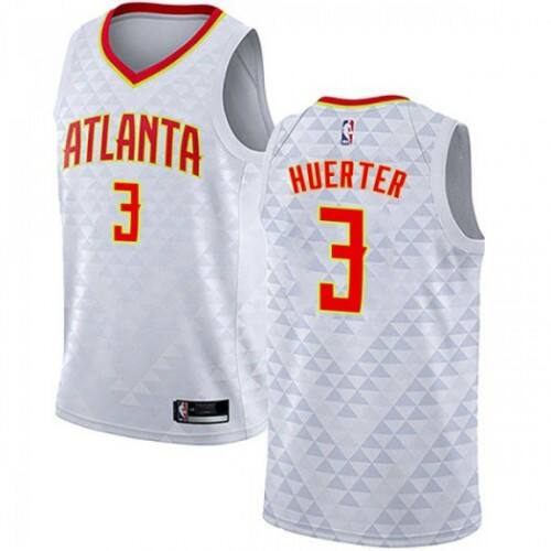 Hawks Kevin Huerter #3 Authentic 2024 Icon NBA Swingman Jersey White