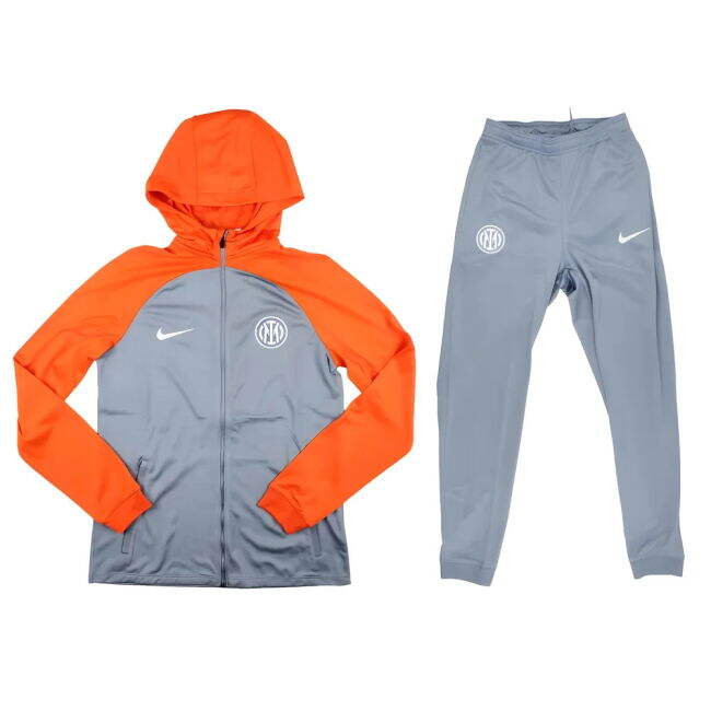 2023-2024 Inter Milan Hooded Strike Tracksuit Shirt for (Men