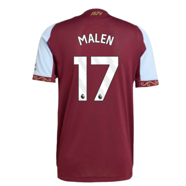 Aston Villa (villa) Official 2025-2026 Home Soccer Jersey - Var4-2