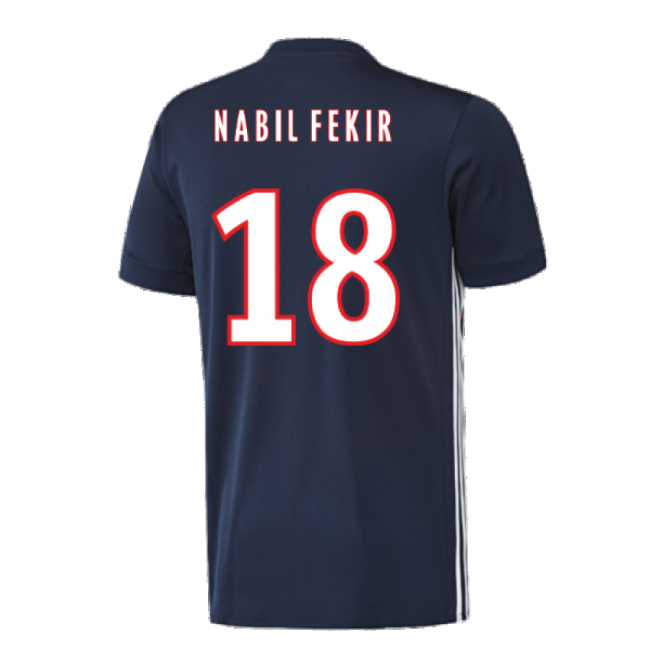 Lyon 2017-18 Away Shirt ((Excellent) L) (Nabil Fekir 18)