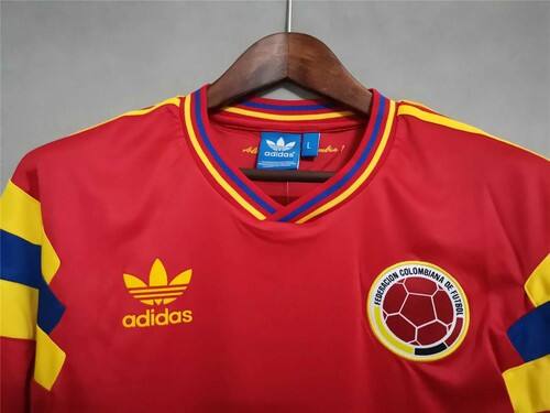 1990 Colombia Authentic Jersey Retro World Cup - Modern Match Quality