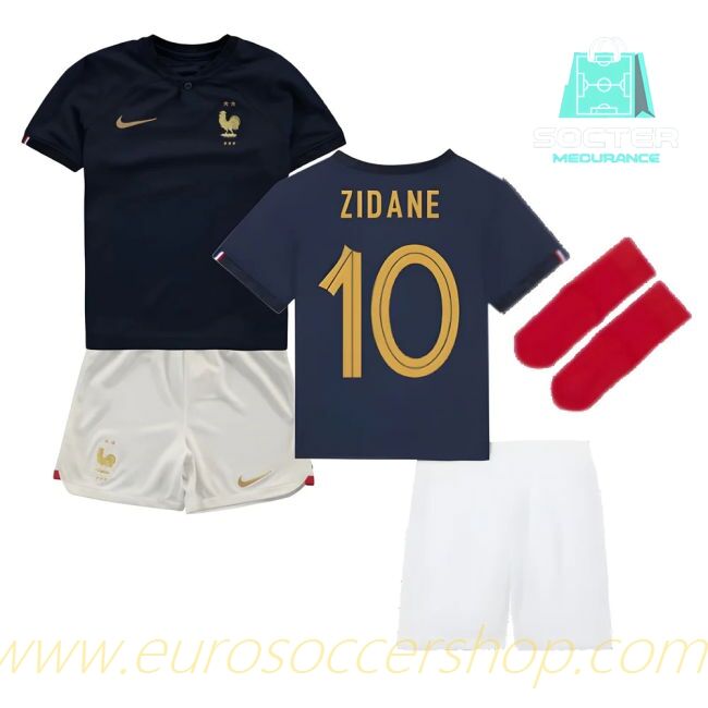 2022-2023 Les Bleus FIFA Approved Home Jersey (Zidane 10)