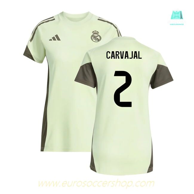 2025-2026 Real Madrid Training Jersey (Almost Lime) - Womens (Carvajal 2)