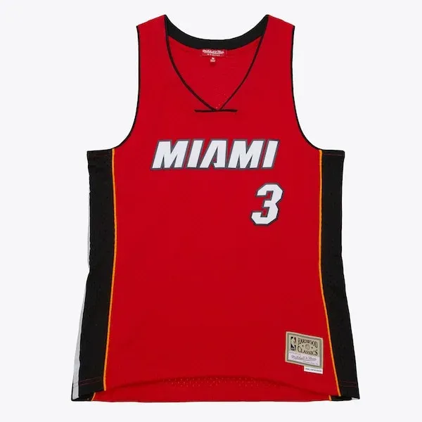 Dwyane Wade MIA Premium-Quality Basketball Jersey - Red - Fan Favorite