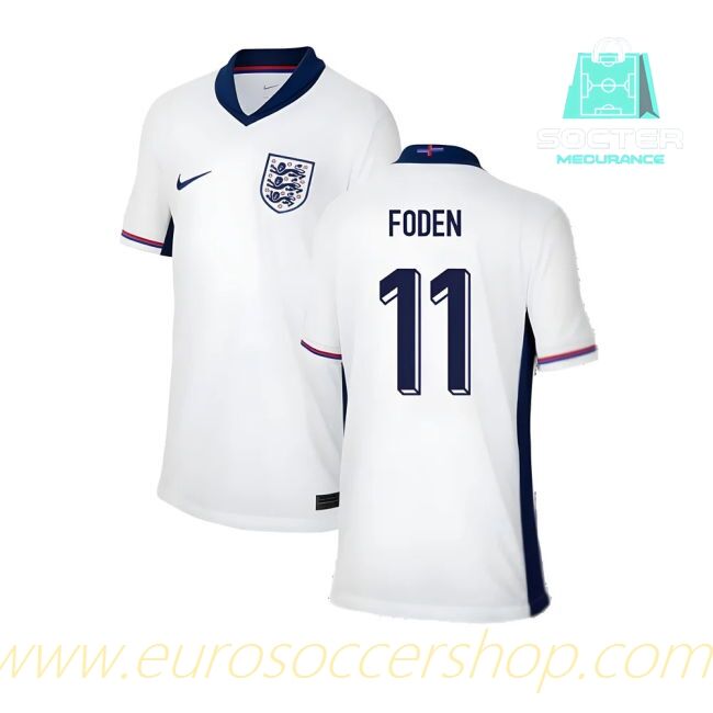 2024/25 Campaign Player Version England NT Home Kit Children (Foden 11)