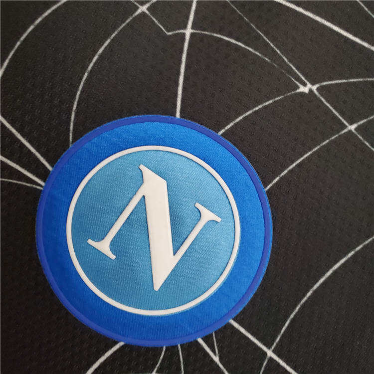 Napoli 21-22 Halloween Special Version Black Soccer Jersey Football