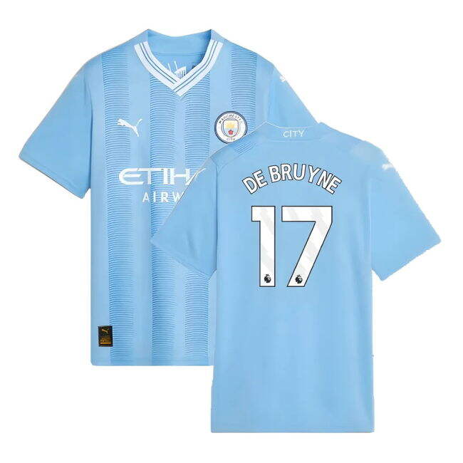 Premium-Quality Man City BRUYNE 17 2023 2023-2024 Man City Home Shi...