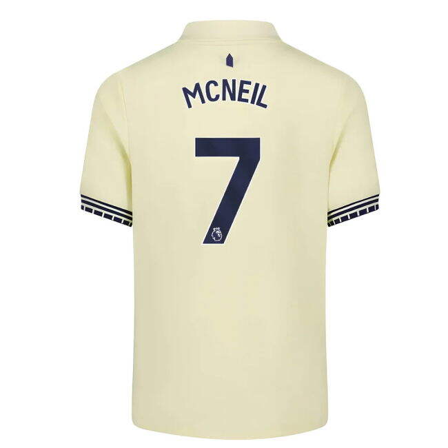 Everton Original 2025-2026 Everton Away Shirt - Kids Size (McNeil 7)
