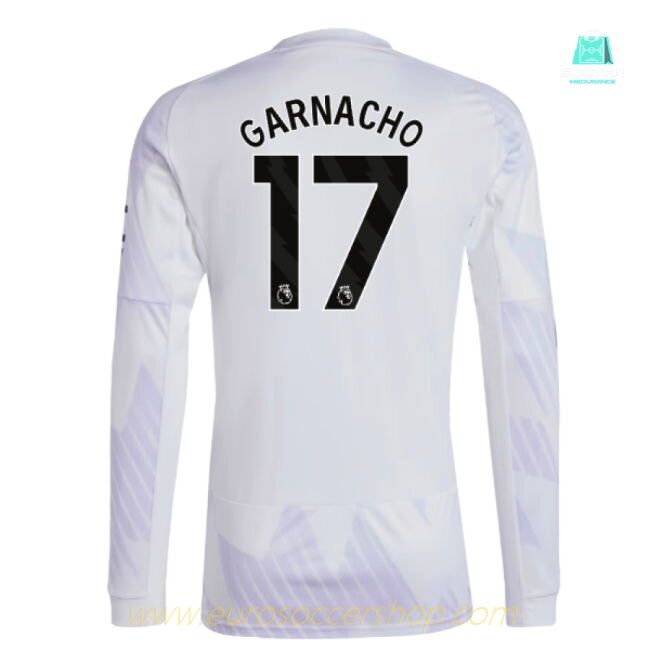 2025-2026 Man Utd Long Sleeve Away Shirt (Garnacho 17)