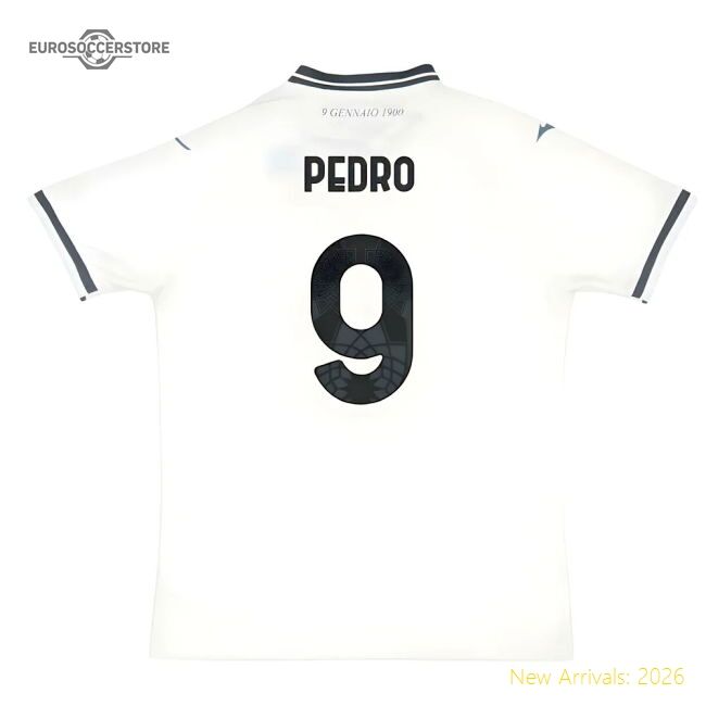 Professional-Grade 2025-2026 Lazio Away Shirt (Pedro 9)