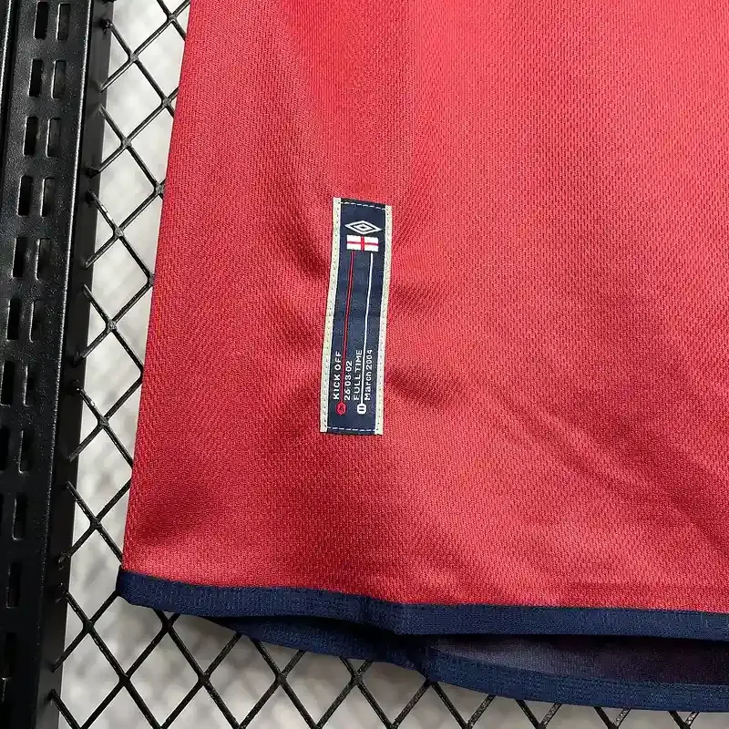 2002 England Jersey retro kit