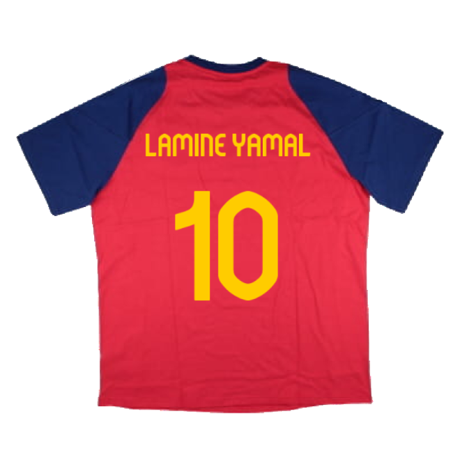 Unique Limited Quality Spain Training Rare Jersey (Lamine Yamal 10)