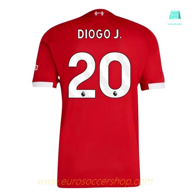 2025-2026 Liverpool Authentic Home Shirt (Diogo J. 20)