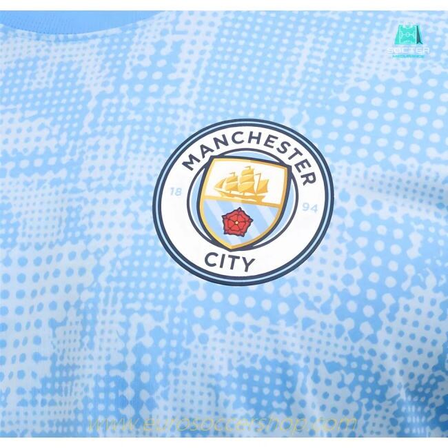 2025-2026 Man City Training Jersey (Light Blue)