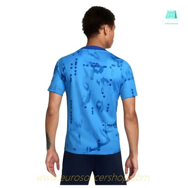 2024-2025 Chelsea Academy Pro Pre-Match Shirt (Blue)