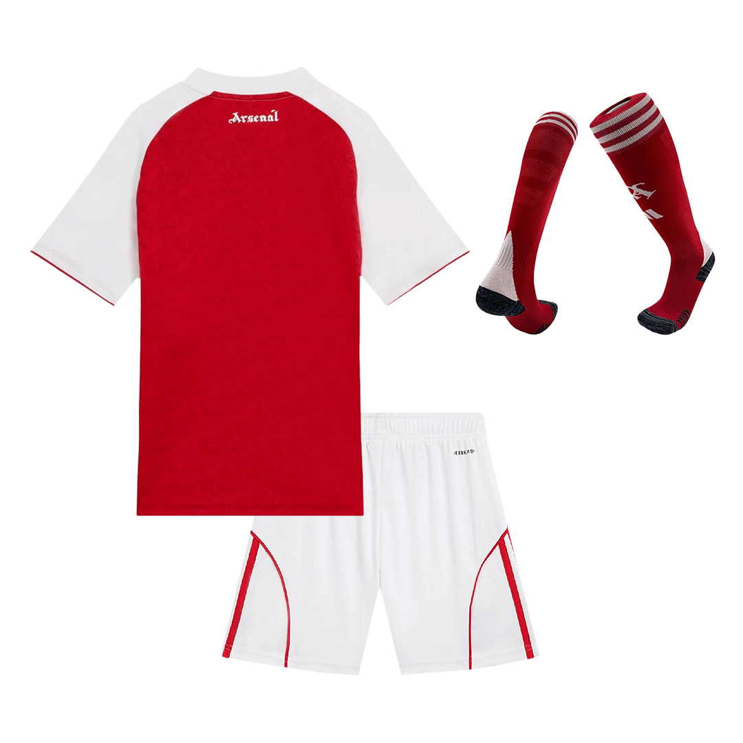Arsenal Home Kids Soccer Jerseys Full Kit 2025/26