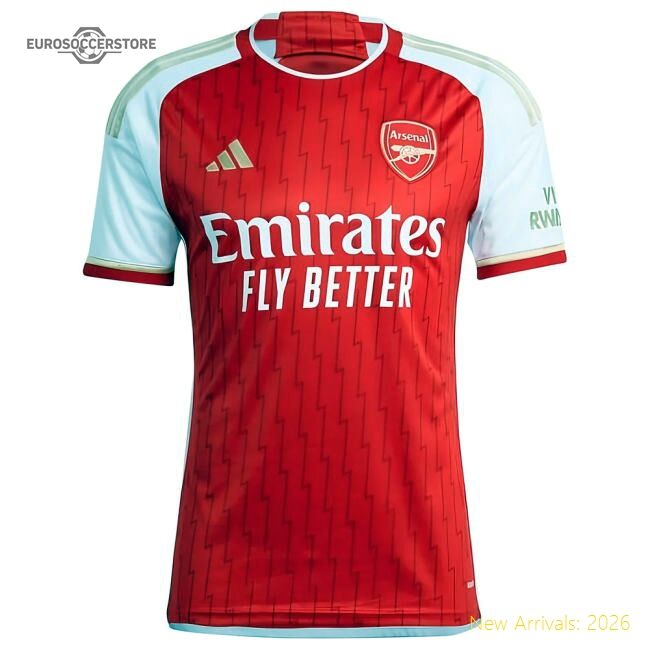 Authentic Arsenal Home Jersey 2023-2024 Quick-dry Breathable