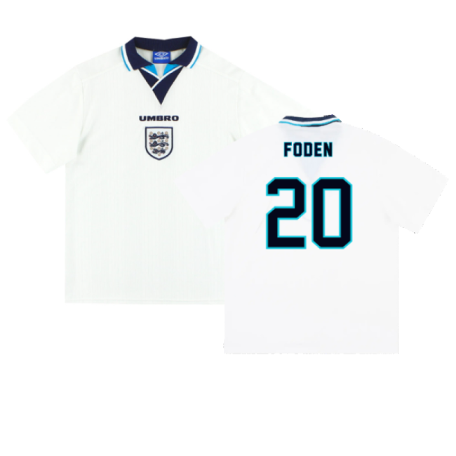 Foden 20 Supporter Grade England Home Supporter Kit (Adults)