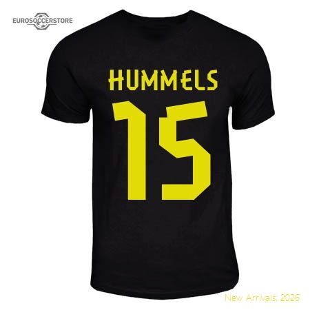 High-Quality Mats Hummels Dortmund Away Hero T-Shirt (Black)
