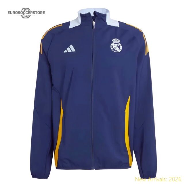 2024-2025 Real Madrid Presentation Jacket (navy) - Fan Design