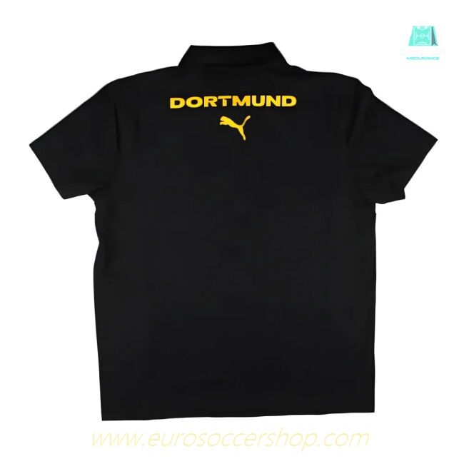 2024-2025 Borussia Dortmund Casuals Polo Shirt (Black)