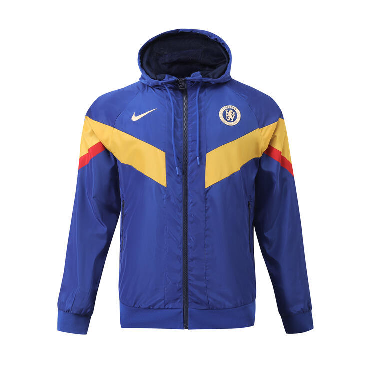 Official Chelsea 2425 Blue Windbreaker - Official Replica 13791
