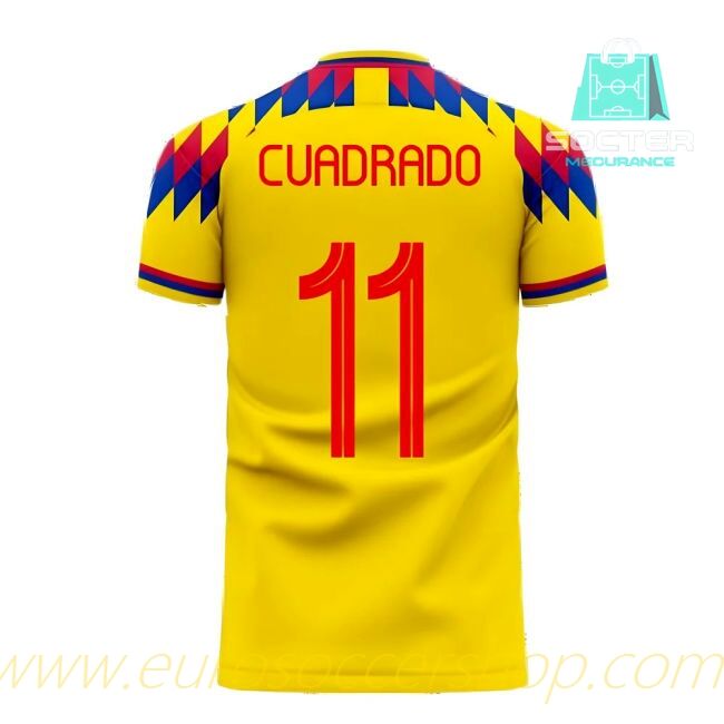 2025-26 Collection Colombia Home Football Shirt Concept (CUADRADO 11)