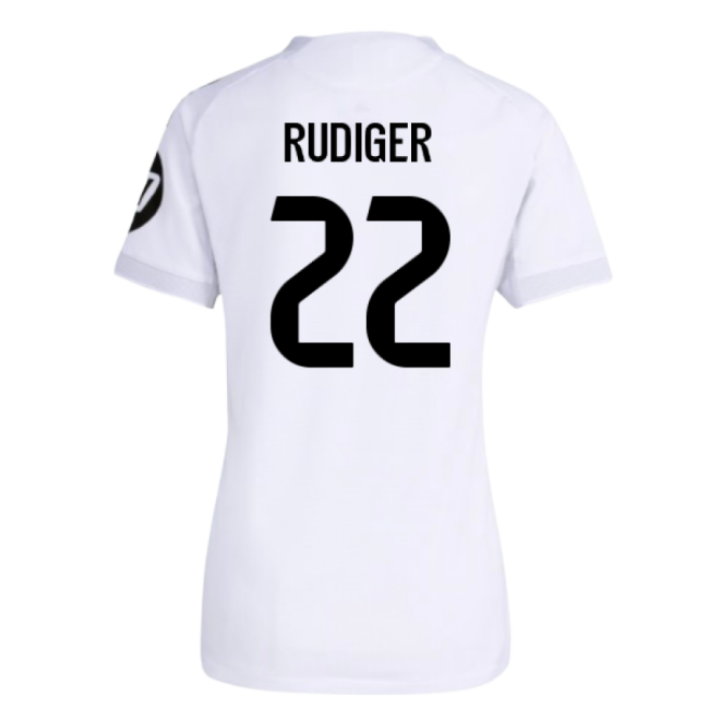 Pro-level Home Real Madrid Rudiger Jersey 2025-2026 Quick-dry