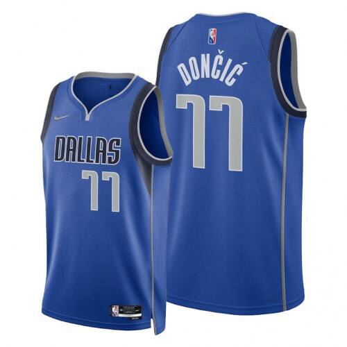 DAL Luka #77 Official Licensed Player Jersey Athletic Fit Basketball