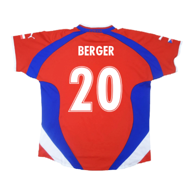 Czech Republic Football Squad Sleek Home Soccer Jersey (1)
