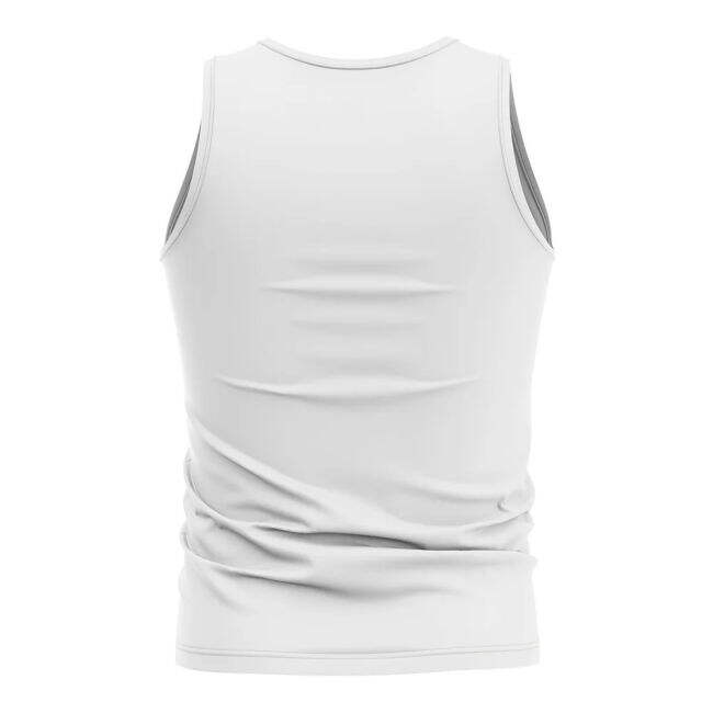 Senegal Core Football Country Sleeveless Tee (White)