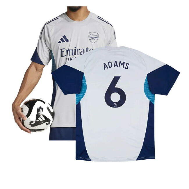 Adams 6 Pro Style Arsenal Training Player Jersey 2025-2026