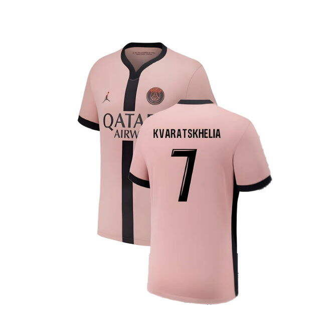 2024-2025 PSG Paris Saint Germain Third Shirt (Kids) (Kvaratskhelia 7)