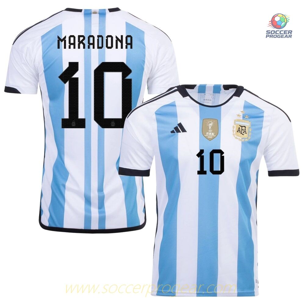 ARGENTINA Official 3 STAR HOME JERSEY 2022-23 MARADONA