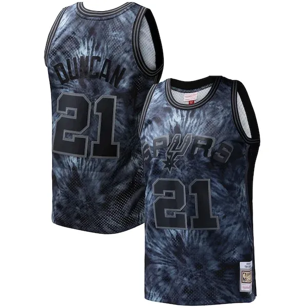 High-Quality Tim Duncan SAS Swingman Jersey - Black - Licensed Product