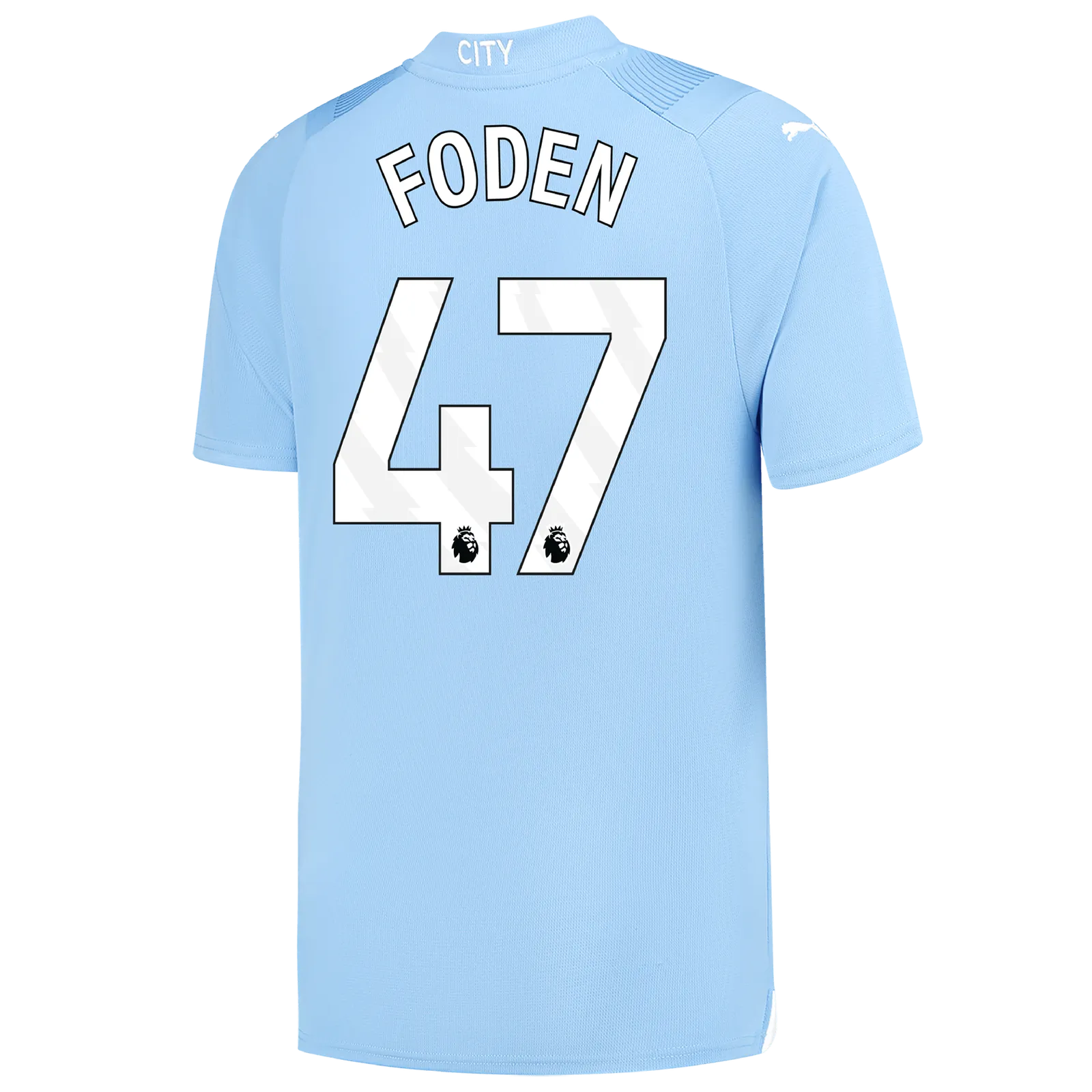 Manchester City FODEN 47 Home Football Jersey for the 23-24 Season