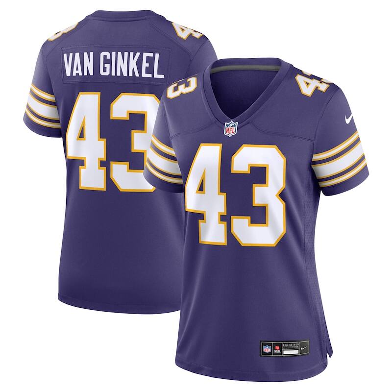 None Andrew Van Ginkel Minnesota Vikings Budget-Friendly Team Spiri...