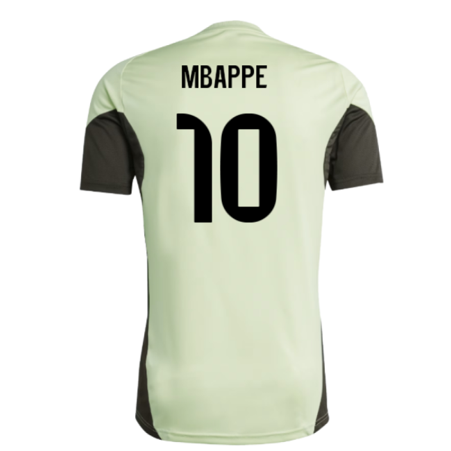 Mbappe 10 Official Licensed Real Madrid Training Fan Shirt for Adults