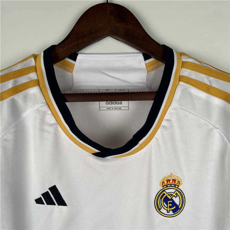 Women's Real Madrid 2324 Home White Soccer Jersey Football Shirt -