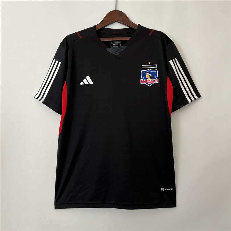 2324 Colo-Colo Black Training Shirt - Official Replica 7086