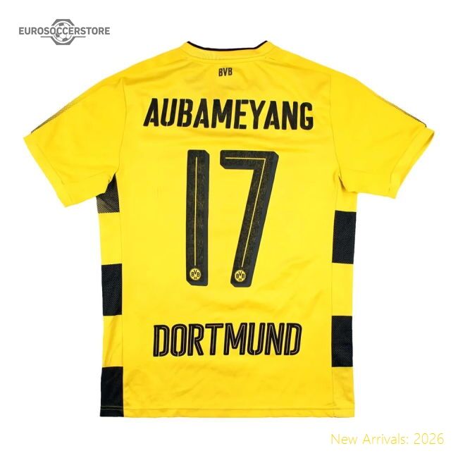Premium Borussia Dortmund 2017-18 First Jersey (aubameyang 17) (ex