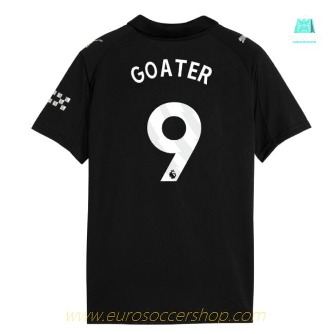 2025-2026 Man City Away Shirt (Kids) (Goater 9)