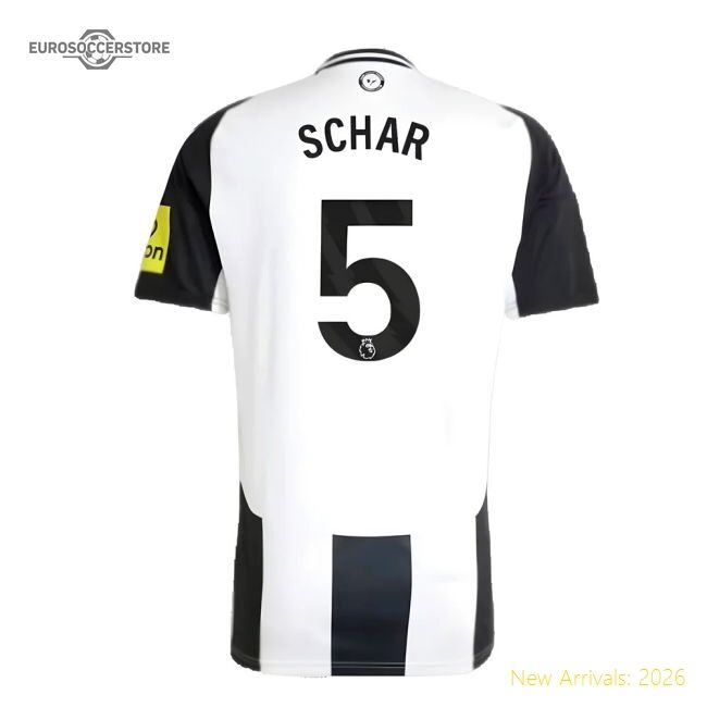 Authentic 2024-2025 Newcastle Home Shirt (schar 5) - Premium Quality
