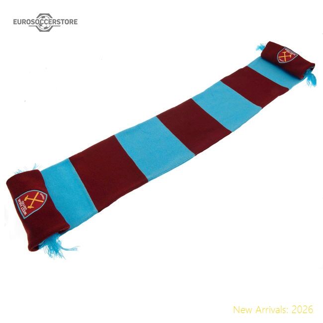 Official West Ham United Fc Bar Scarf - Premium Quality Baby Football