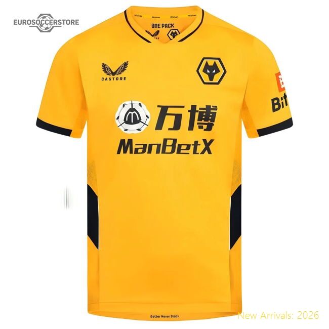 Official 2021-2022 Wolves Home Shirt - Premium Quality Baby Football
