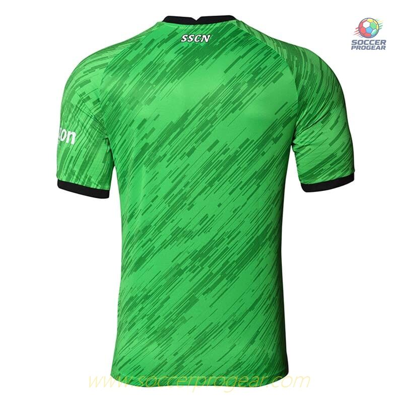 NAPLES Italian Serie A GOALKEEPER JERSEY EA7 GREEN 2022 2023