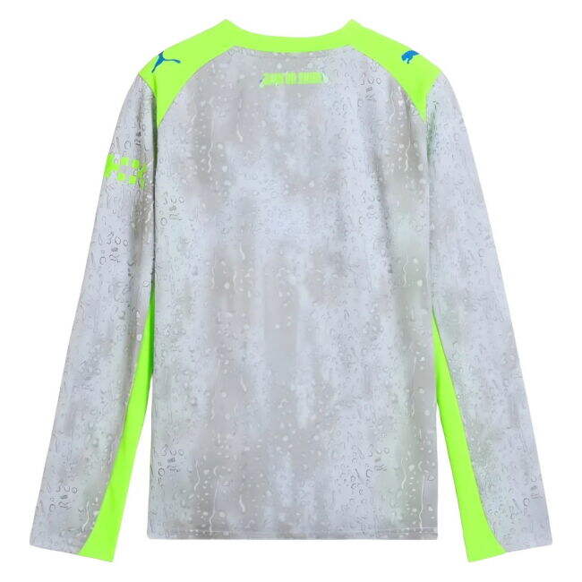 2025-2026 Man City Long Sleeve Third Shirt (Kids)