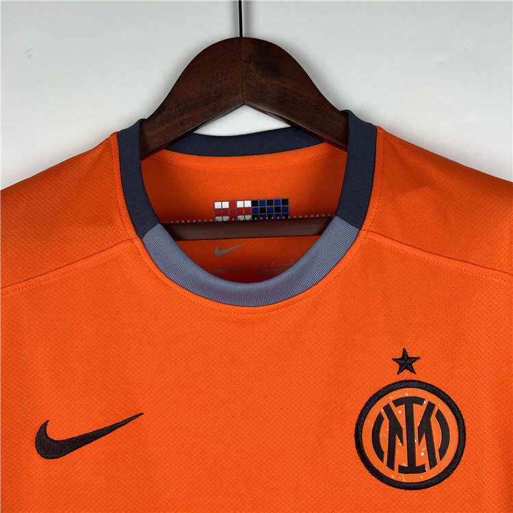 2324 Inter Milan Away Orange Soccer Jersey Football Shirt - Official