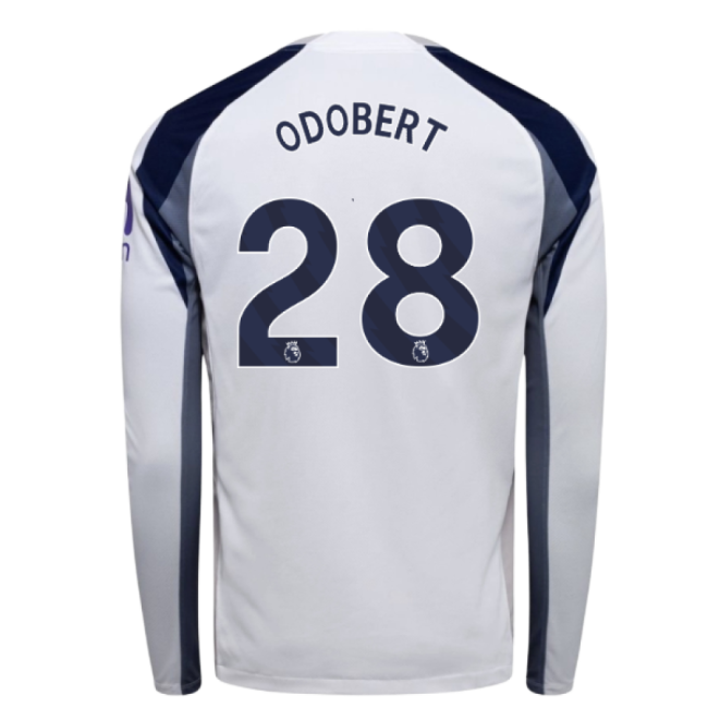 Premium 2025-2026 Tottenham Long Sleeve Home Shirt (odobert 28)